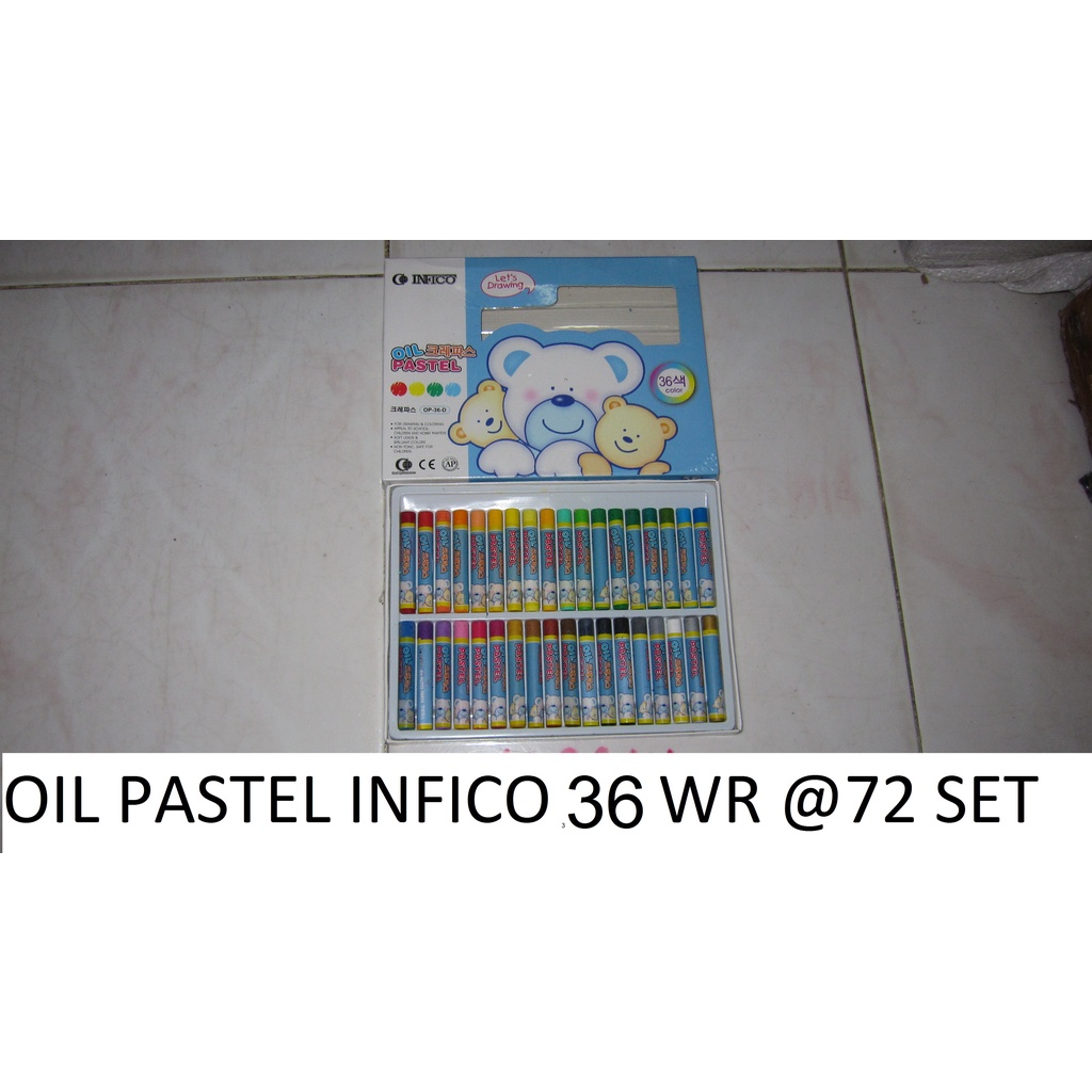 

Crayon / Oil Pastel INFICO 36 / 18 Warna / CRAYON 417 FLYING FISH