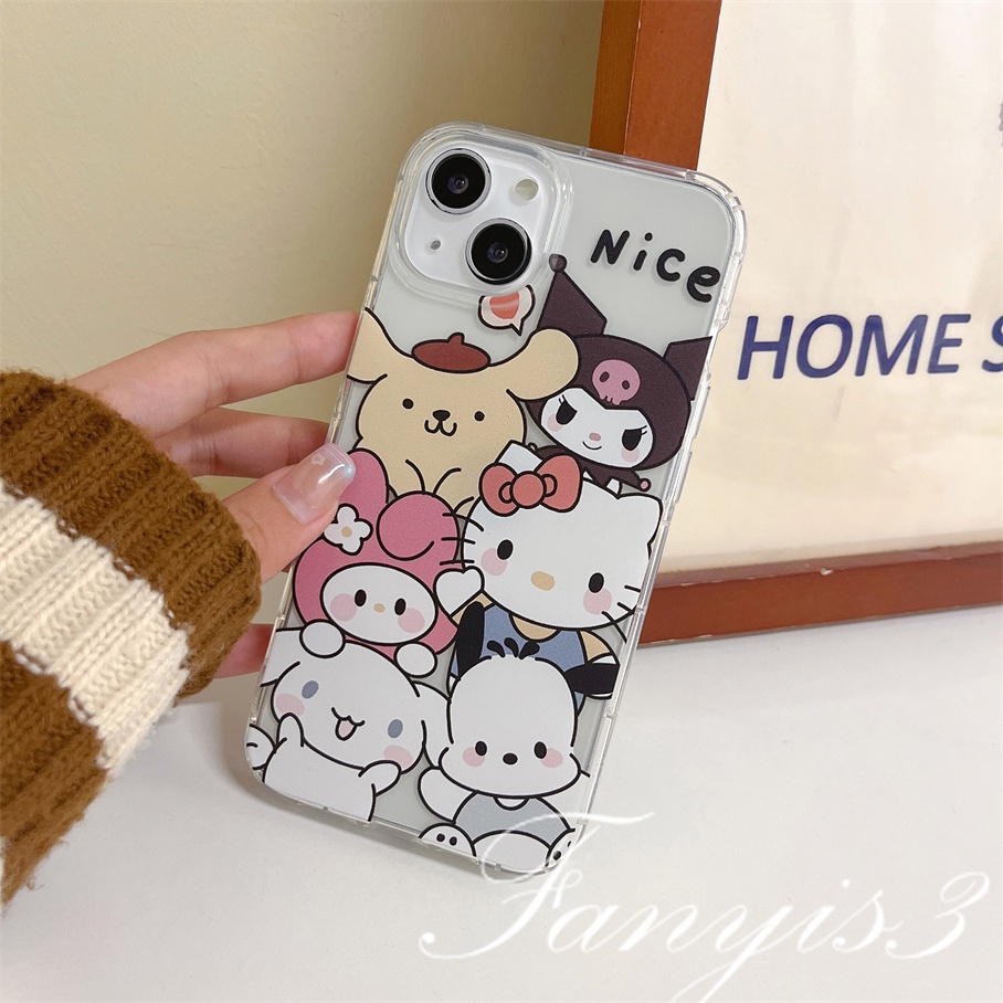OPPO A17 A17k A77 A77s A57 A76 A96 A16 A16s A15 A15s A54 A74 A55 A95 A94 A93 A53 A33 A32 A9 2020 A3s A5s Reno 7Z 6 5Pro F11 F9Pro Lensa Animasi Kartun Casing Ponsel TPU Soft Cover
