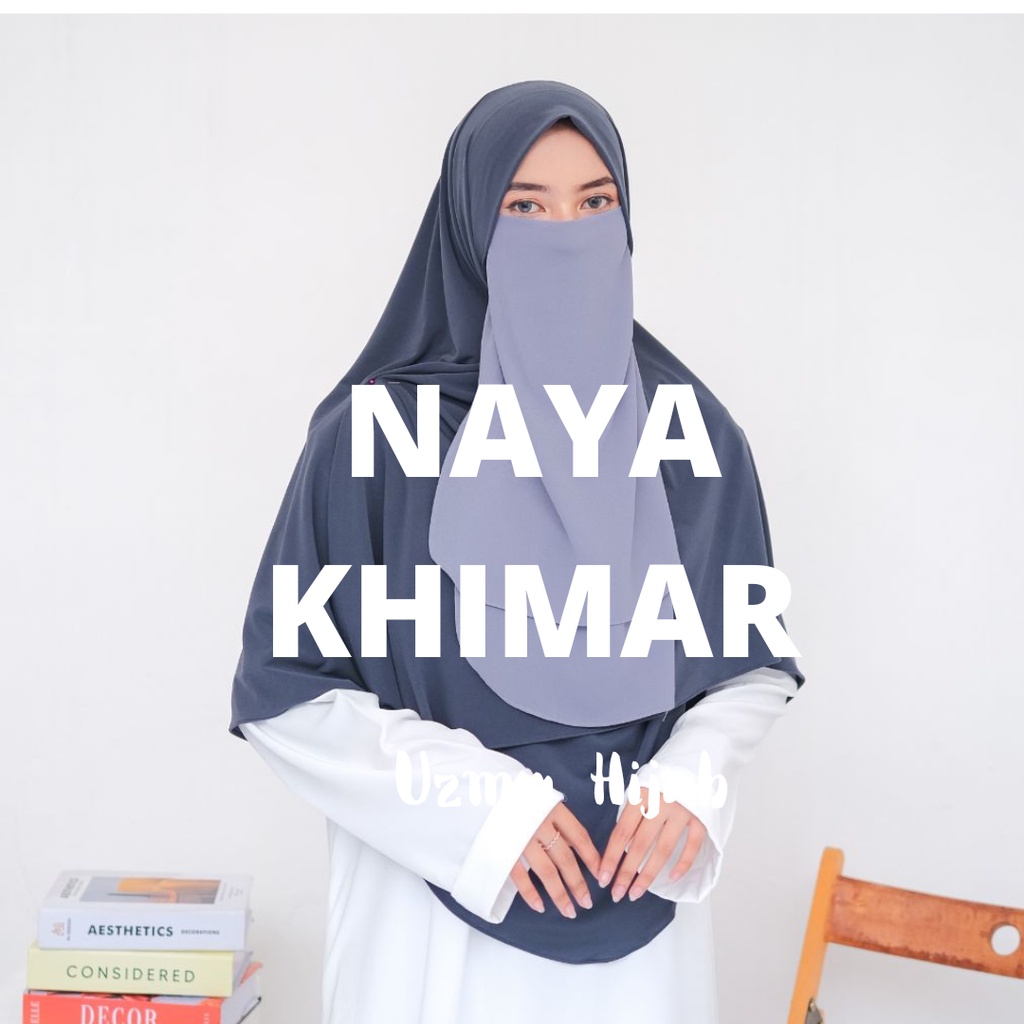 NAYA KHIMAR BY UZMA HIJAB | JILBAB INSTAN SYARI | MALAYSIAN STYLE KHIMAR