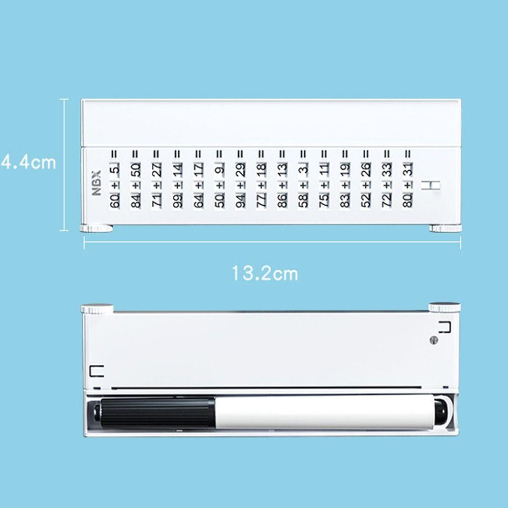 Mxbeauty Math Scroll Questioner Erasable Preschool Number Rolling Penambahan Pengurangan Mathemat Sekolah Dasar Latihan Math Practice Roller