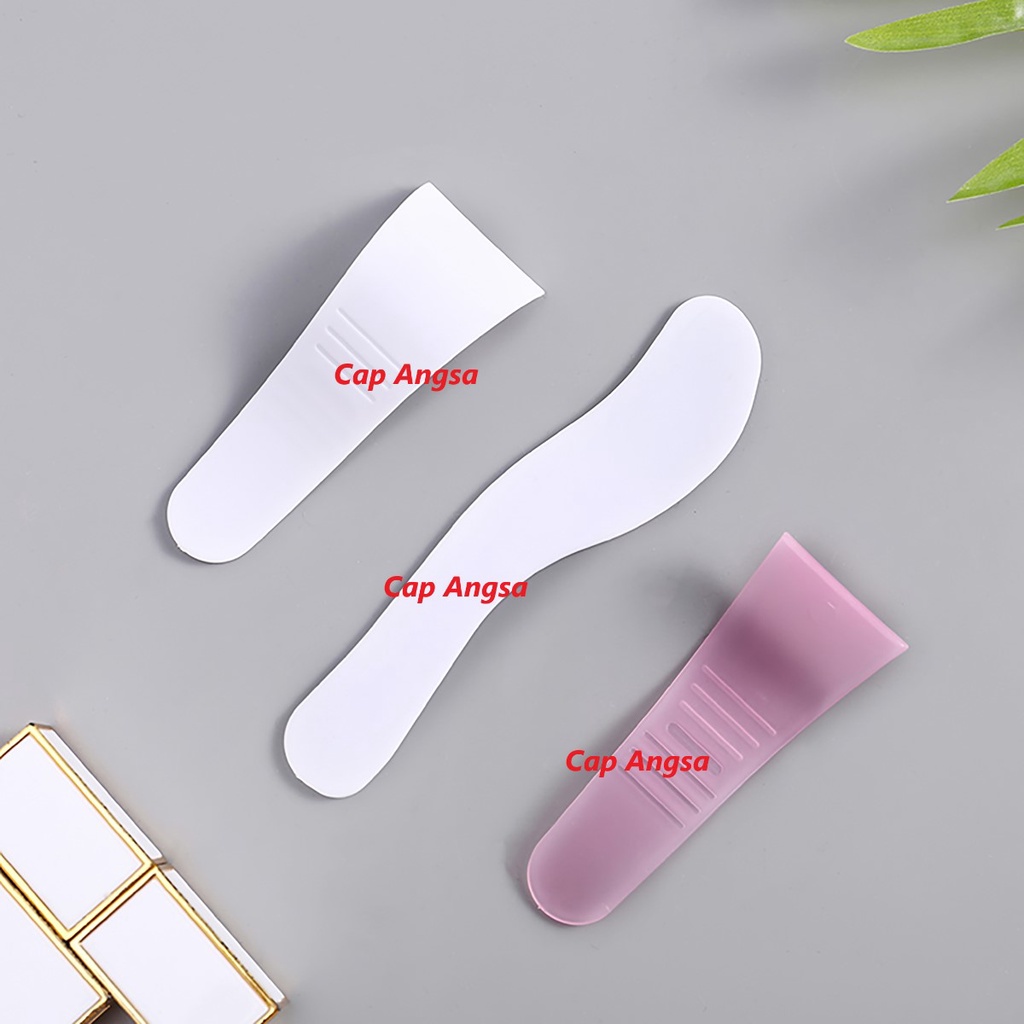 SCRAPER PERONTOK BULU DEPILATORY CREAM SPOON MASK BODY HAIR REMOVAL SCOOP WAX SPATULA PLASTIK