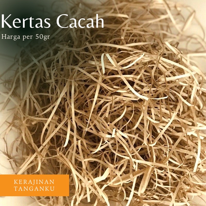 

Kertas Cacah Shredded Paper Kertas Serut (Harga per 50gr)
