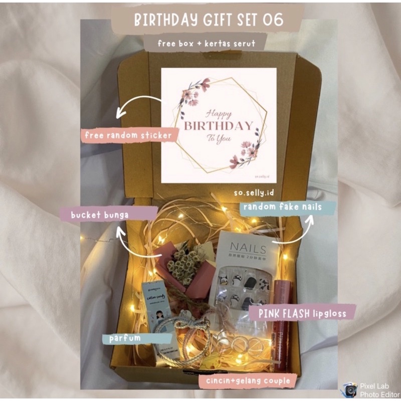 

BIRTHDAY GIFT / BIRTHDAY GIFT BOX / BIRTHDAY HAMPERS / KADO ULTAH / HAMPERS ULTAH / KADO ULANG TAHUN / KADO CEWE / KADO ANAK CEWEK