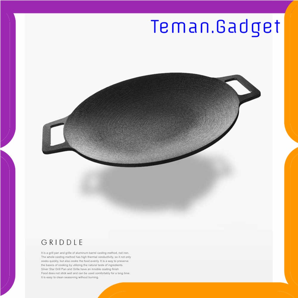 TG - DPR Rotisserie Wajan Masak Thick Cast Iron Pancake Pan Nonstick 33cm - C0045