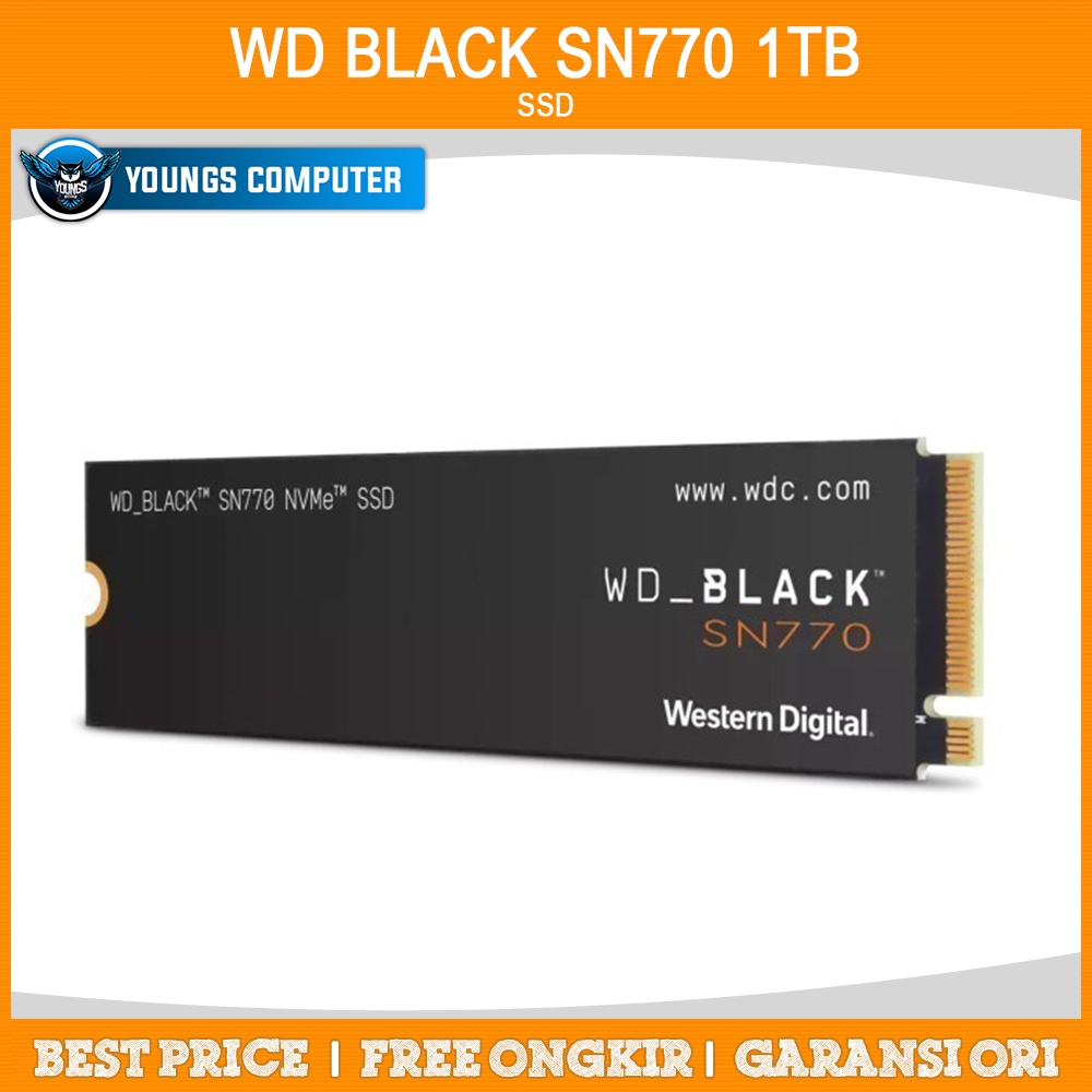 SSD WD Black SN770 1TB | PCIe 4.0 SSD M.2 NVMe PCIe GEN 4