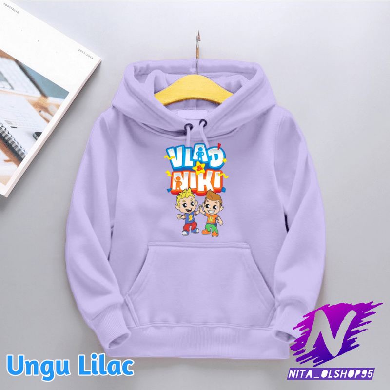 jaket sweater hoodie anak vlad and niki