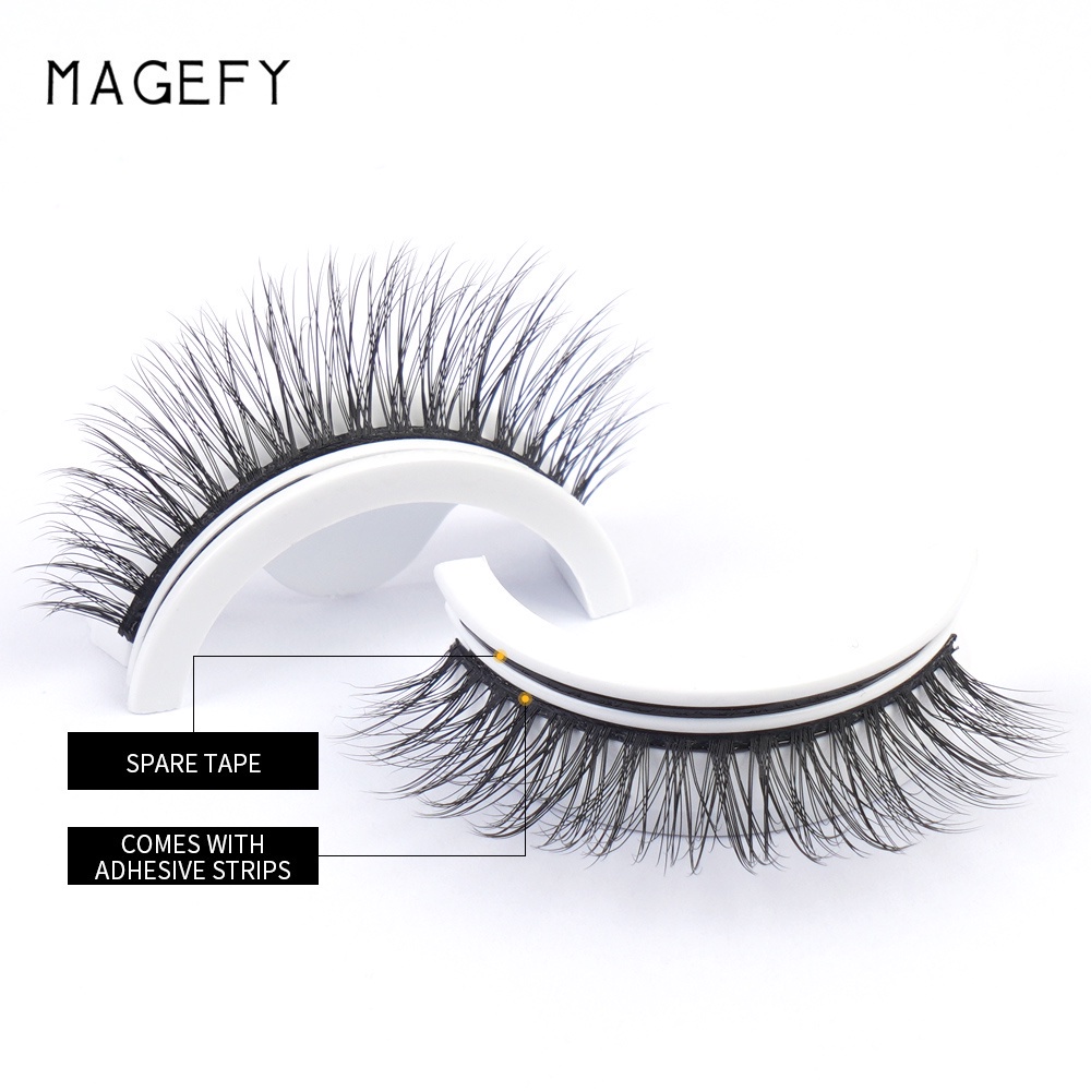 MAGEFY Bulu Mata Berperekat Sendiri Bulumata Tanpa Lem Korean Eyelash Extention NO GLUE Self Adhesive Lashes 7328