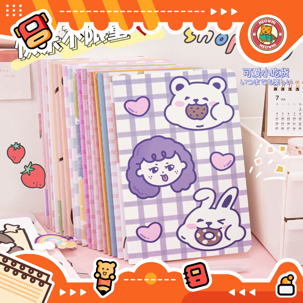 

Buku Tulis A5 Motif Poodle Buku Catatan Note Book Round Cut MB0100