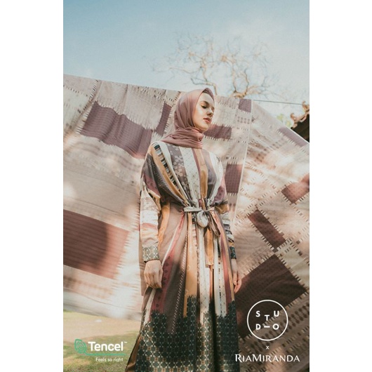 Ria Miranda X Cottonink Purple Printed Achala