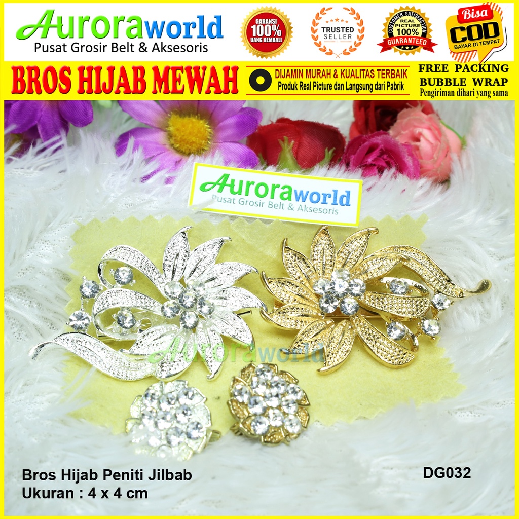 Auroraworld Bros Permata Bros Hijab Mewah Kualitas Super bisa COD