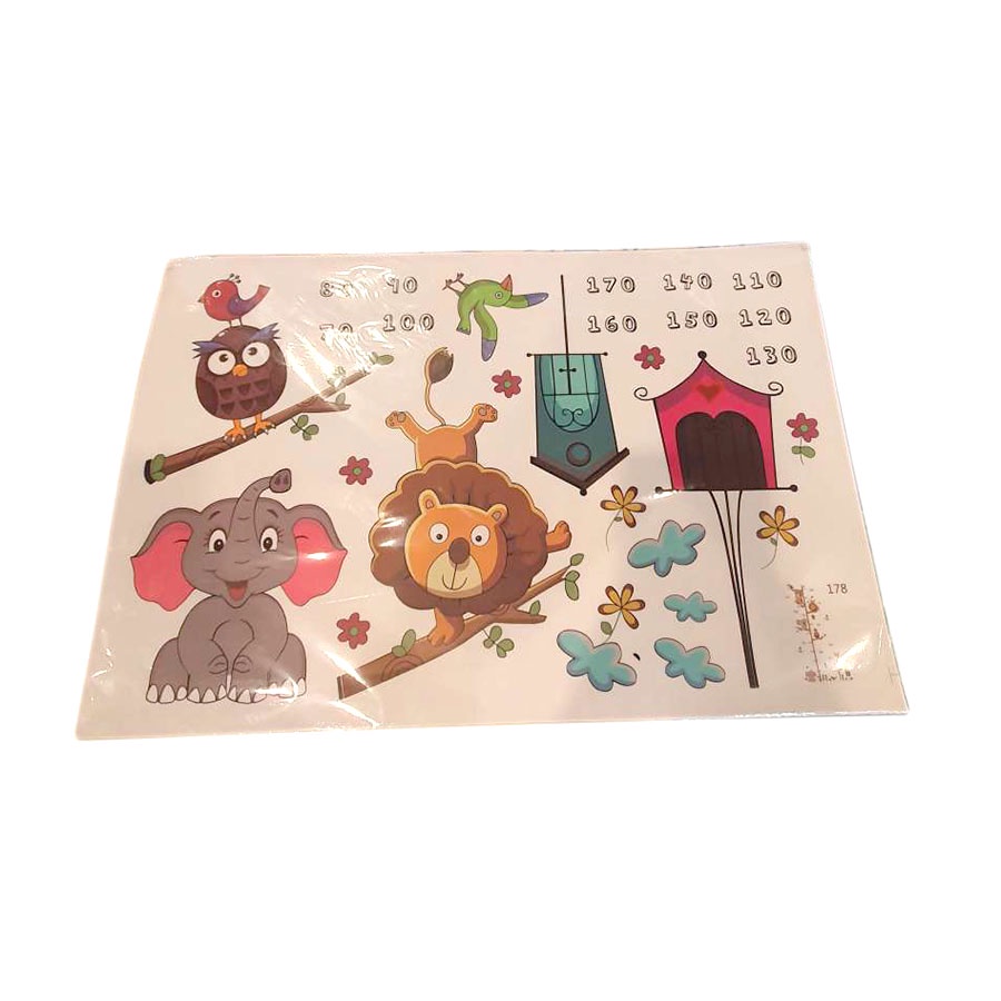 Wallpaper Stiker Dinding Pengukur Tinggi Badan Anak Room Decor HM017
