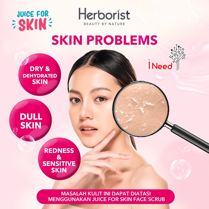 (INEED) HERBORIST Juice For Skin Series - Body Serum - Face Scrub - Exfoliating Gel Scrub