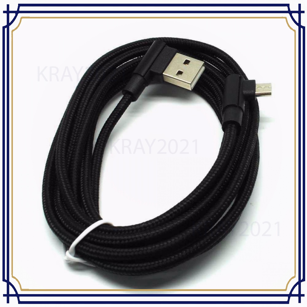 Kabel Charger L Shape 90 Degree Micro USB -CV092