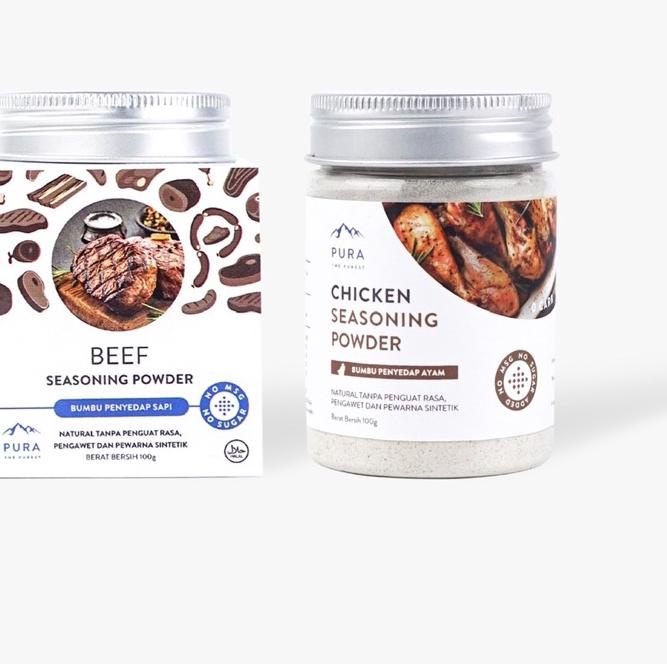 

SALE✅PURA SEASONING kaldu mpsi WITH HIMALAYAN SALT BEEF 100g / PURA - SEASONING WITH HIMALAYAN SALT CHICKEN 100g|KD4