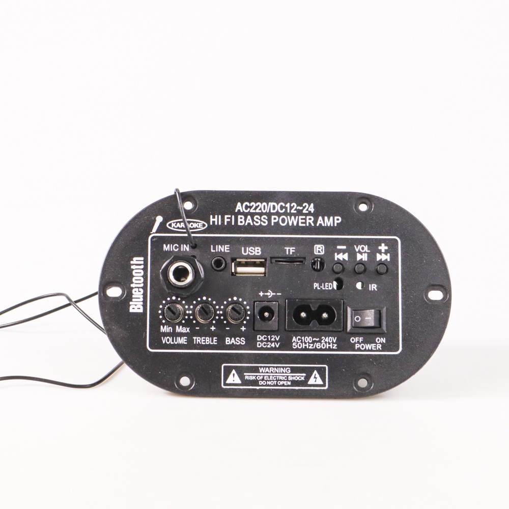 CHOETECH Amplifier Board Audio Bluetooth USB FM Radio TF Player Subwoofer - CHIF1224