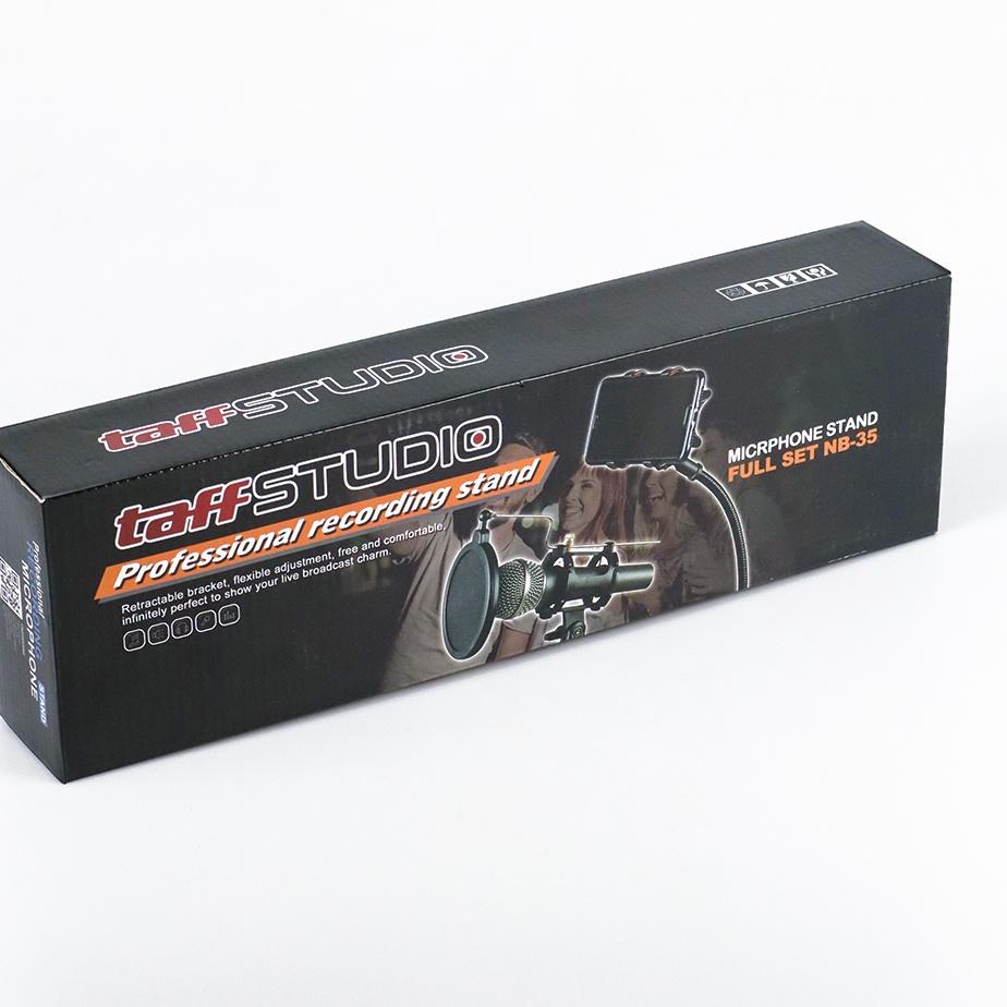 Garansi Termurah Stand Mikrofon - Stand Microphone dgn Pop Filter dan Holder Smartphone - Stand HP - Taffstudio NB-35