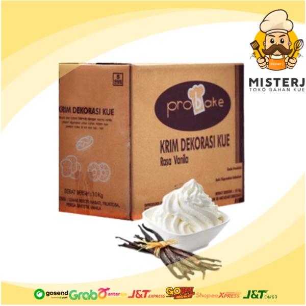 Jual Probake Butter Cream Vanilla 250 Gram 500 Gram 1 Kg Butter