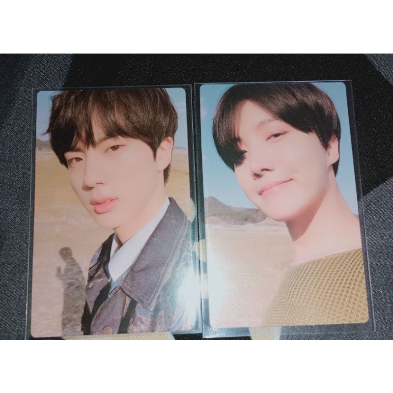 PHOTOCARD OFFICIAL TEAR U  JHOPE JIN / SEOKJIN