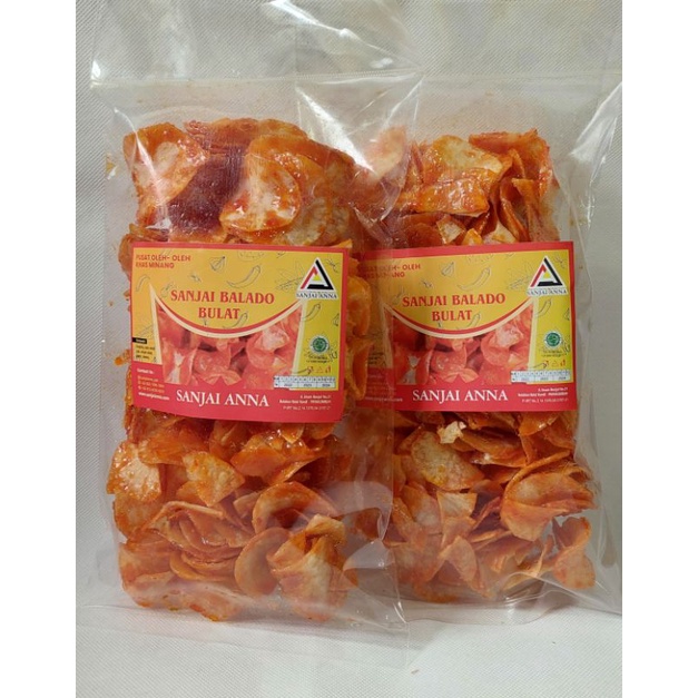 

KERIPIK BALADO SANJAI PEDAS ANNA 250GR