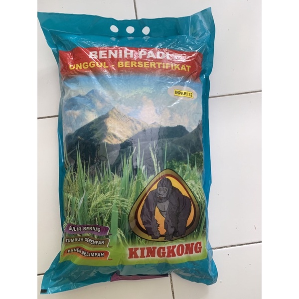Benih padi Inpari 32 Cap Kingkong Uk 5kg