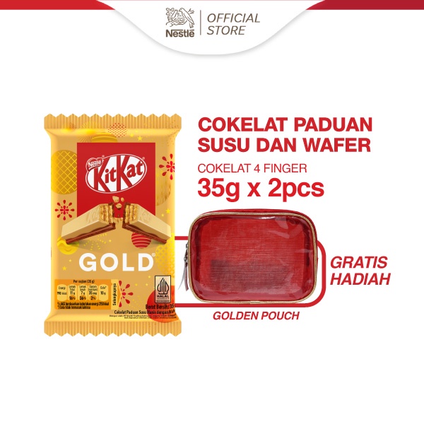 KITKAT GOLD 4F 35gr x 2pcs Free Pouch
