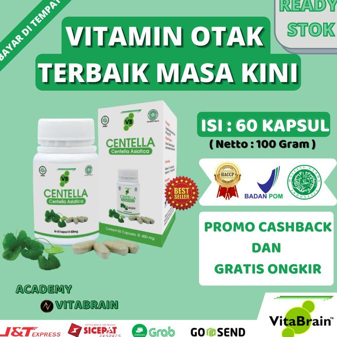PROMO Cashback 5% Vitabrain VB Centella //100% ORIGINAL