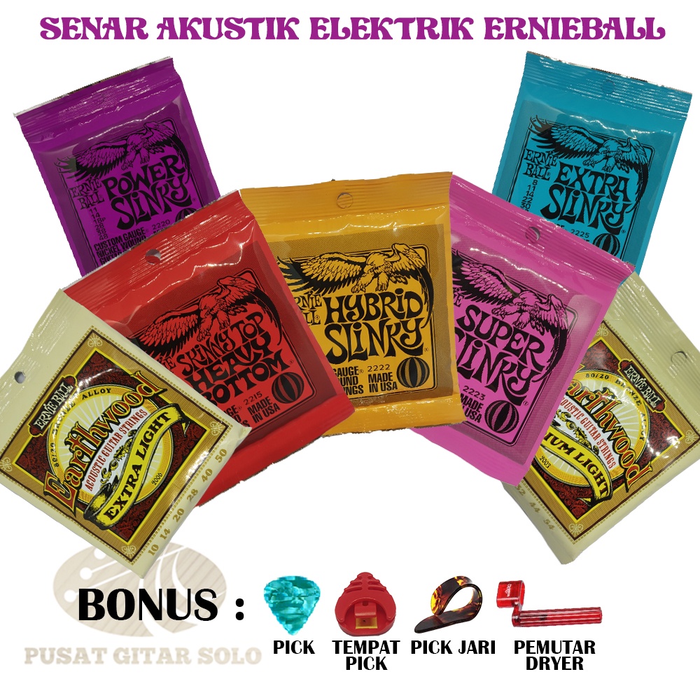 Senar ernie ball akustik