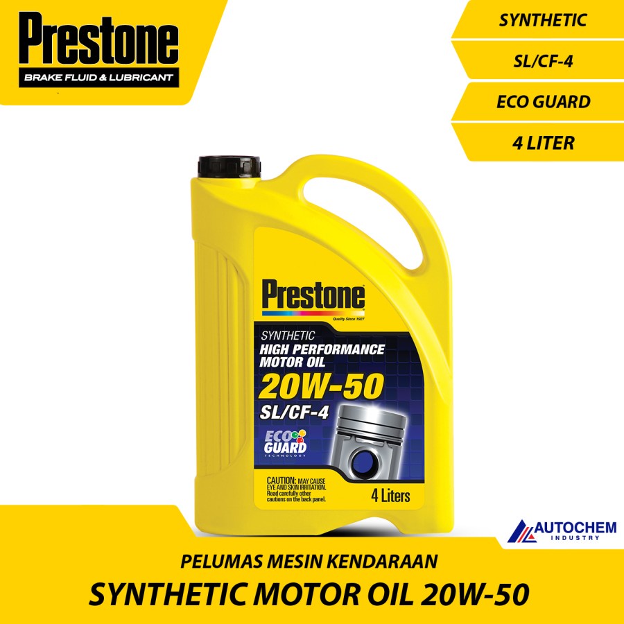 Oli Mobil Prestone SMO 20W50 4 L // Oli Mesin