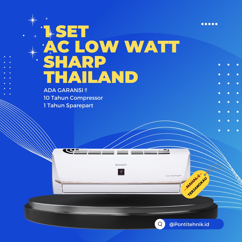 AC SHARP LOW WATT THAILAND (AH AP5UHL-AH AP7UHL-AH AP9UHL)
