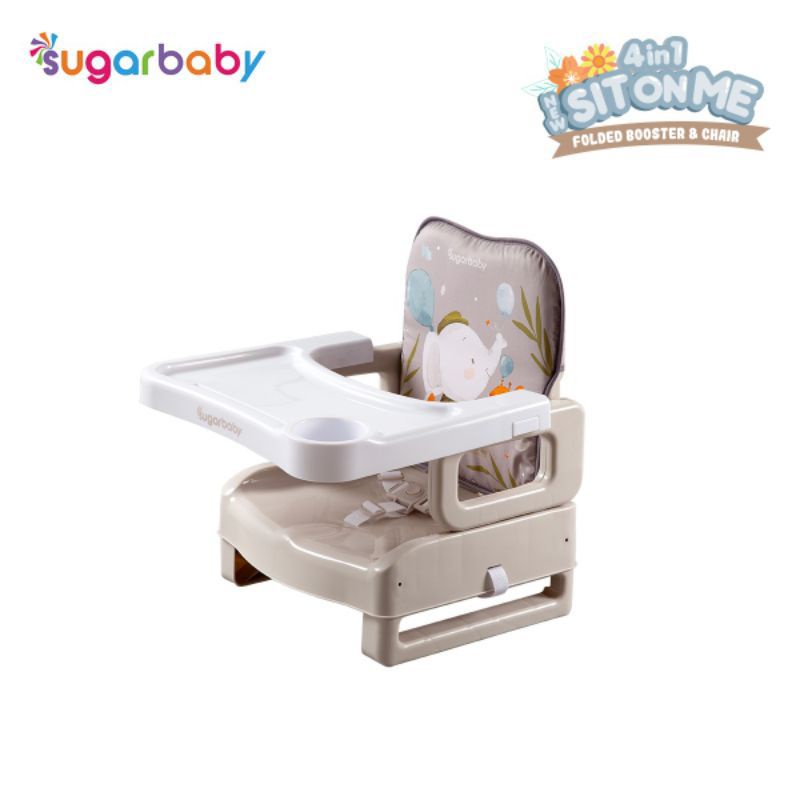 Sugarbaby 4in1 folded booster &amp; chair kursi makan bayi lipat free bubble wrap