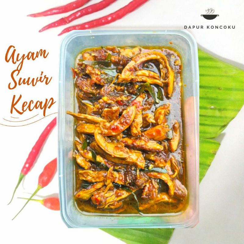 

[Dapur Koncoku] AYAM SUWIR KECAP PORSI RAME-RAME