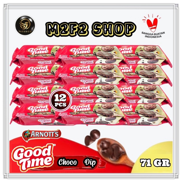 

Good Time Choco Dip Cookies | Kukis Lapis Cokelat - 71 gr (Kemasan 12 Pcs)