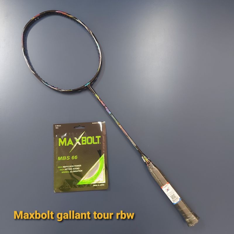 Raket badminton maxbolt gallant tour rainbow
