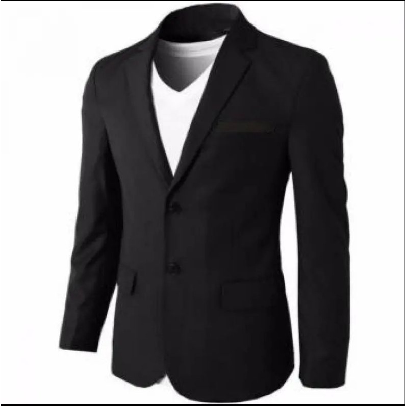 Jas Pria Blazer / Jas wisuda Pria / Jas hitam pria / Jas Pengantin Pria /  Blazer pria