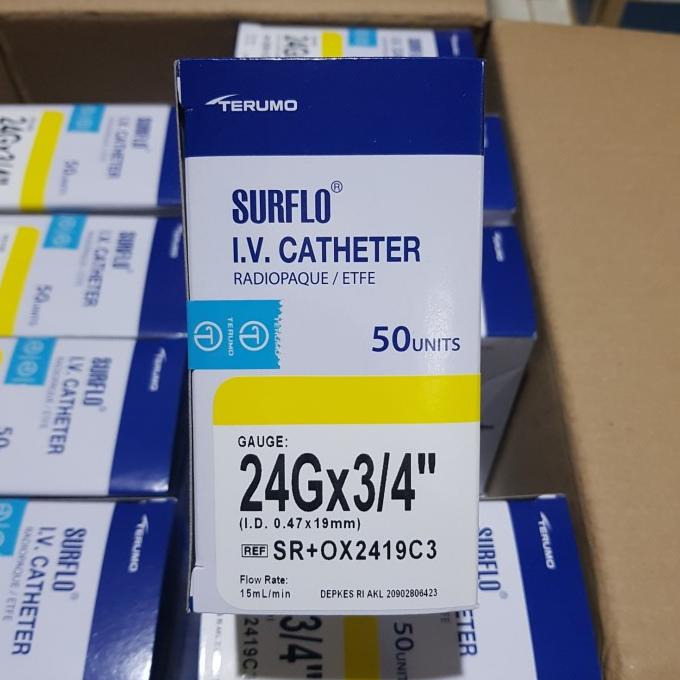 IV Catheter 24 Terumo / Surflo 24 Terumo / Surflo IV Catheter