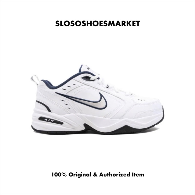 Nike Air Monarch IV White Navy - 100% Original / RESMI
