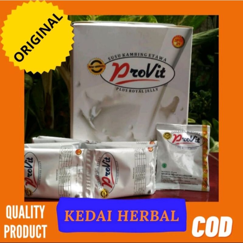 

Provit Susu Kambing Etawa Plus Royal Jelly isi 10 sachet