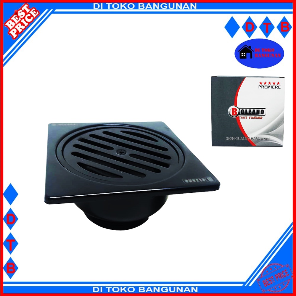 Saringan Got Kamar Mandi Stainless Steel Bolzano Floor Drain 11.5Cm