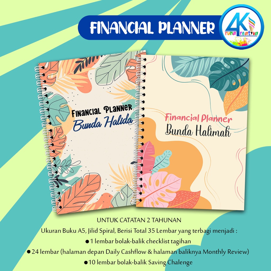 

Arunakreativa 027-028 Financial Planner Custom untuk 2 Tahunan