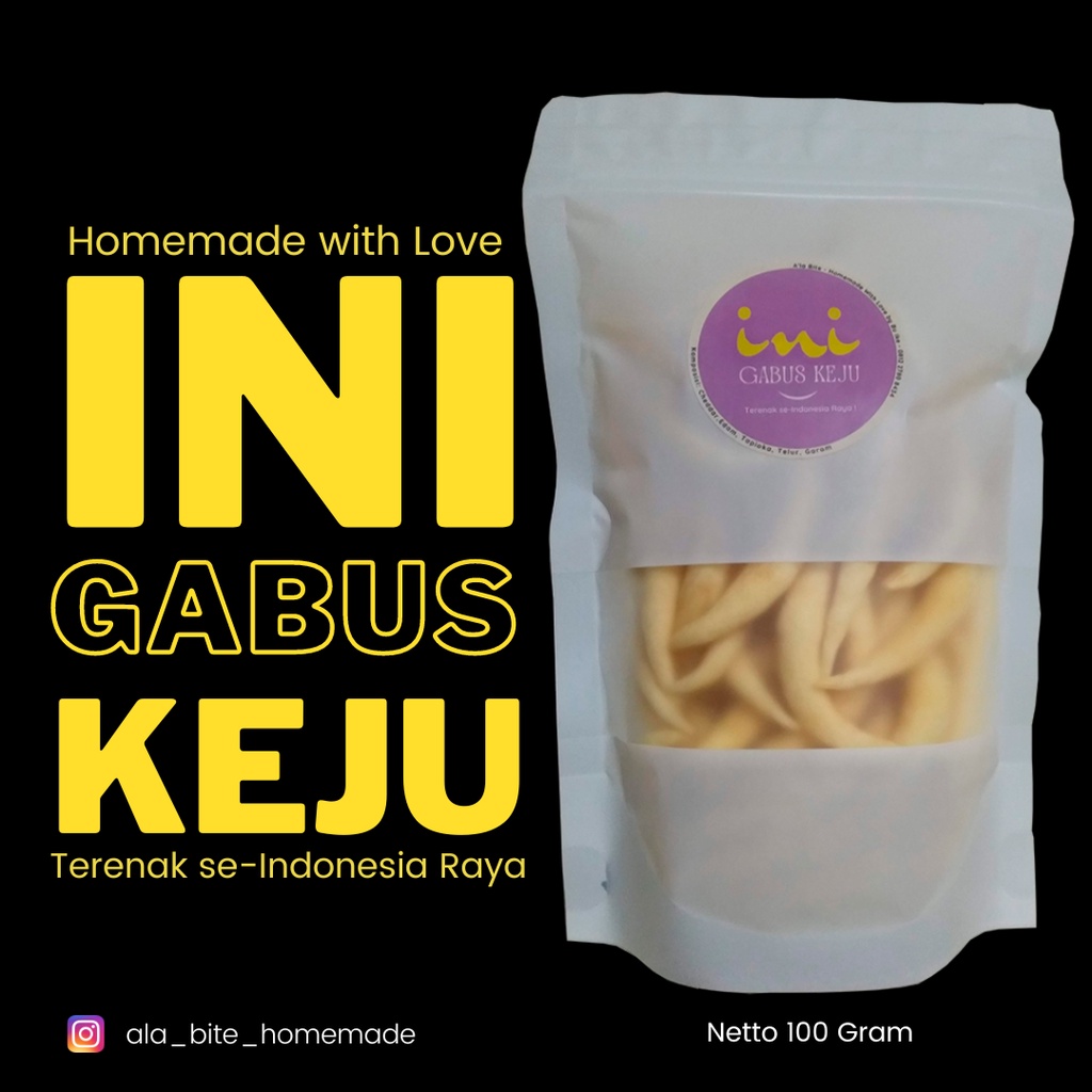 

INI GABUS KEJU - Pouch 100gr. Rasa original Terenak Se-Indonesia Raya.