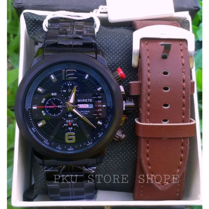 Mirete Original Import New Tanggal Hari Aktif // Jam Tangan Fashion Pria Formal Kekinian // Jam Tangan Cowok Murah Tahan Air // Jam Tangan Pria Terlaris Dan Elegan // Jam Tangan Pria Lagi Viral Bisa Bayar Di Rumah