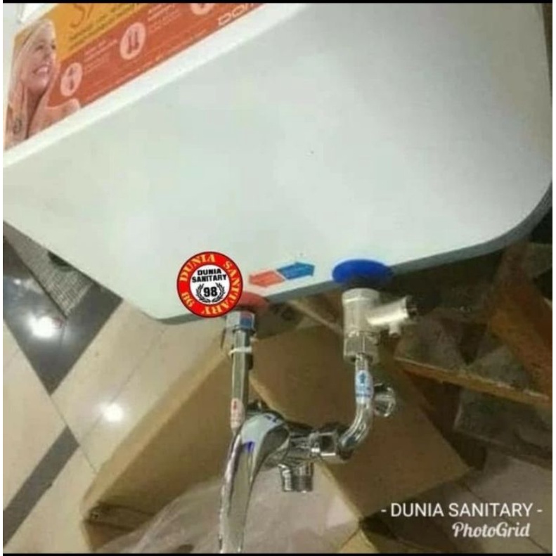 Kran mini mixer water heater jadi instan tidak perlu bobok