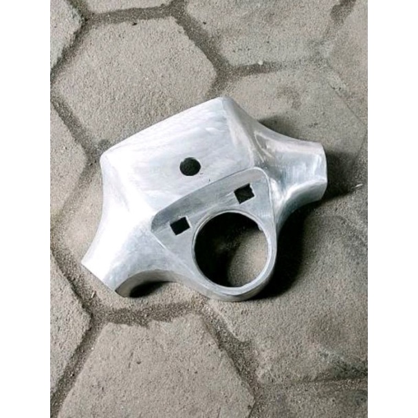 Batok Atas Stang Vespa PS TV Kotak Alumunium Diral