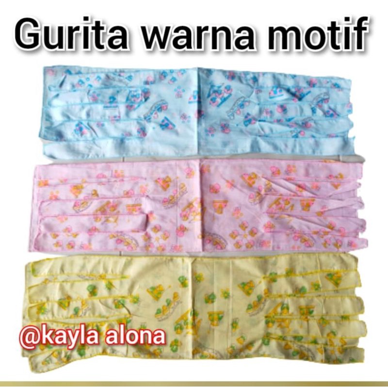 ( GRT 009 )GURITA BAYI WARNA MOTIF SABLON