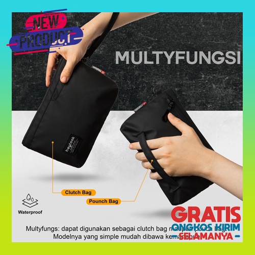 Clutch Premium Kulit Waterproof Casual Coach Besar Fashion Import Pria Tas Tangan Murah Pouch Bag Un