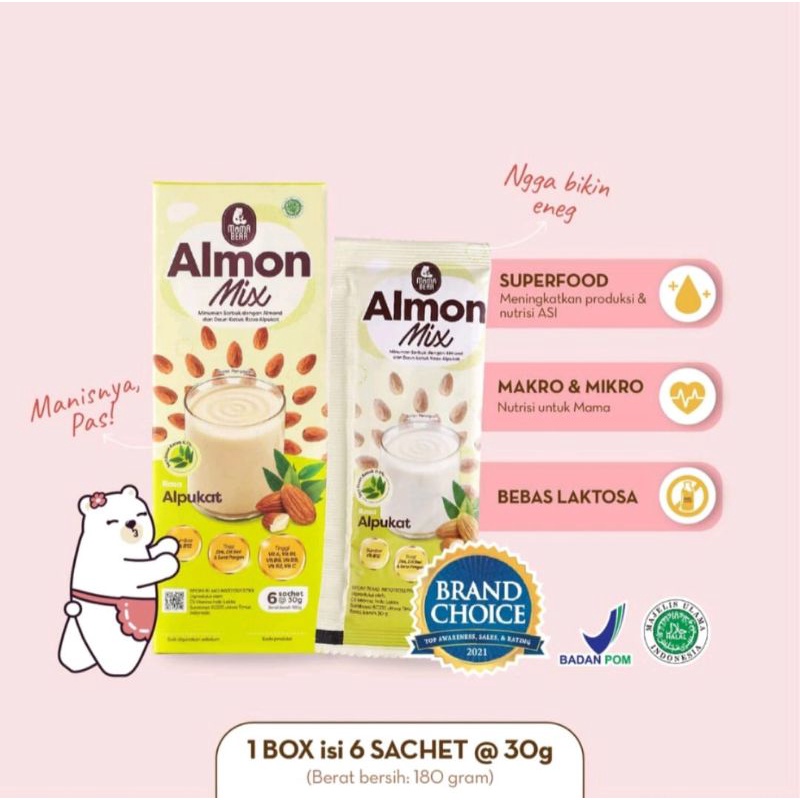 Mamabear Almon Mix Minuman serbuk Almond