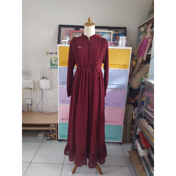Gamis ceruti premium by Frilla