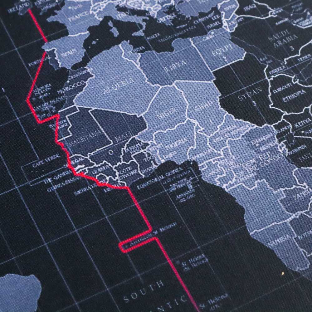 MousePad Gaming Mouse Pad XL Desk Mat Motif Peta Dunia - MP002