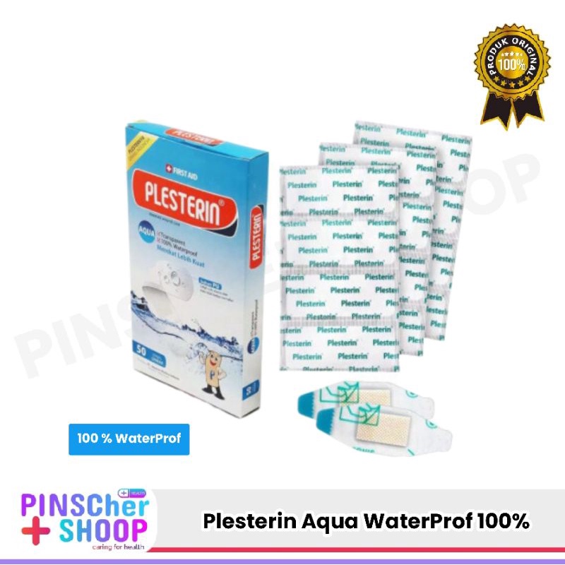 Plesterin Aqua Soft Transparan Anti Air isi 50 Pcs