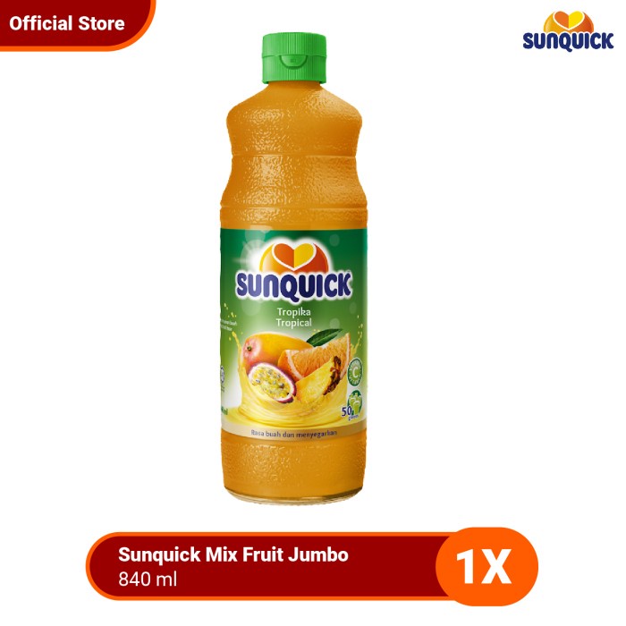 

Sunquick Mix Fruit Jumbo 840 ml